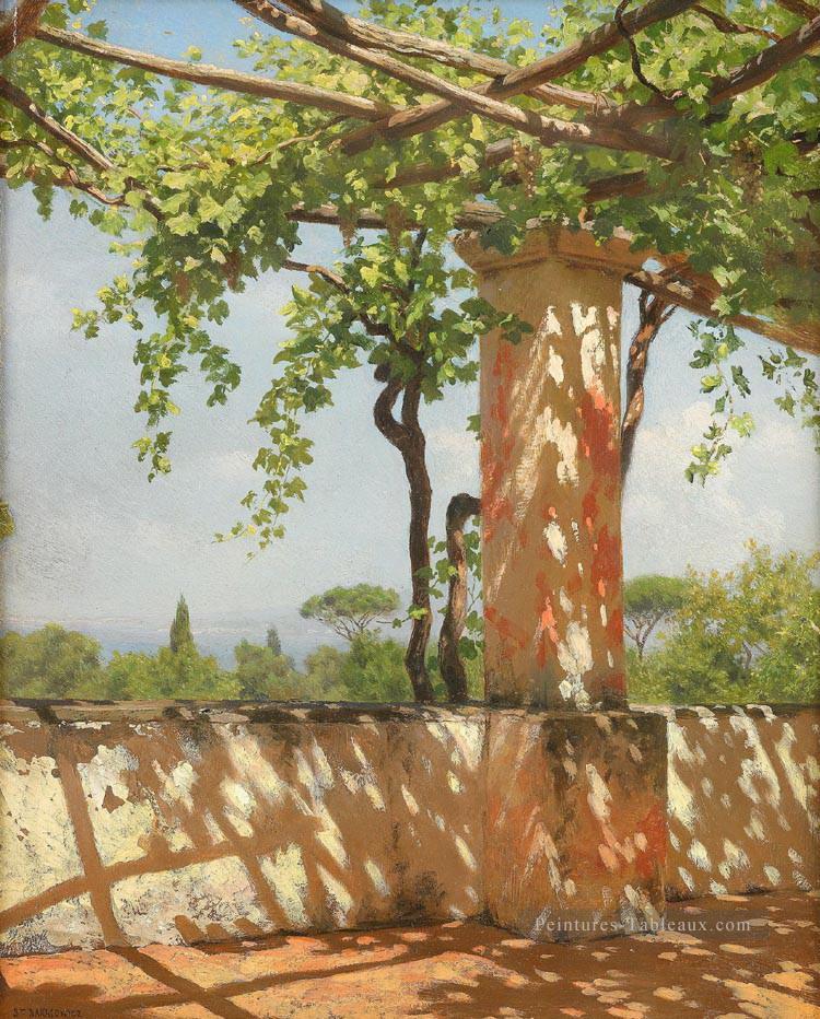 arbre à raisins Stephan Bakalowicz Rome antique Peintures à l'huile